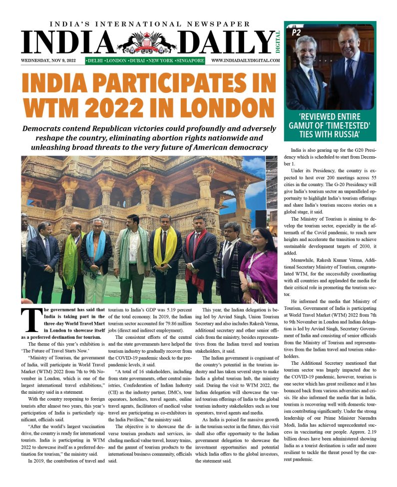 INDIA DD – November 9, 2022