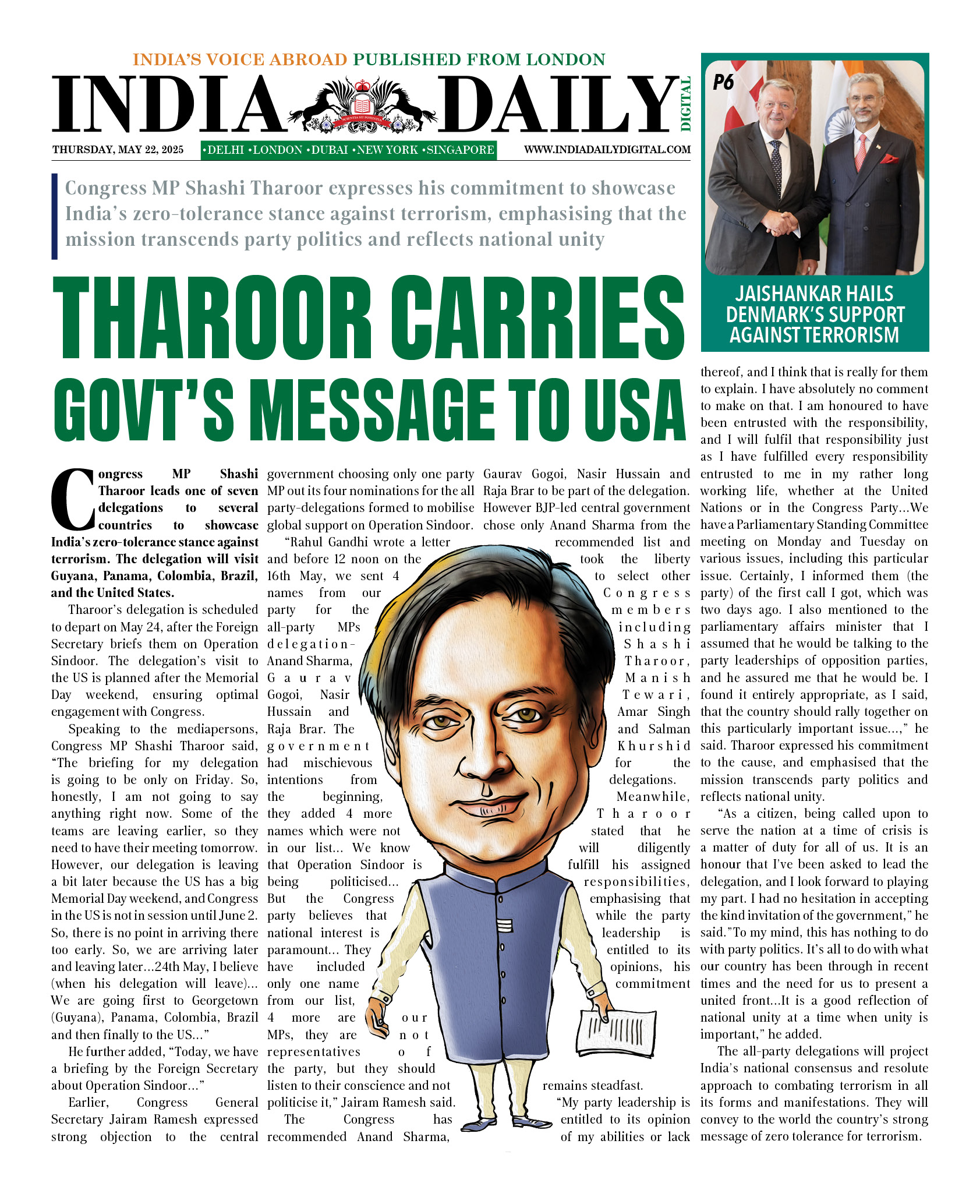 INDIA DD – MAY 22, 2025