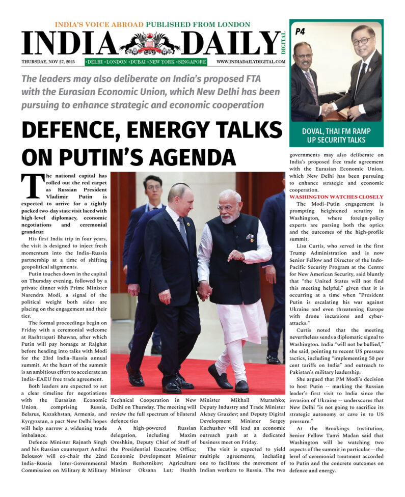 INDIA DD – DEC 4, 2025