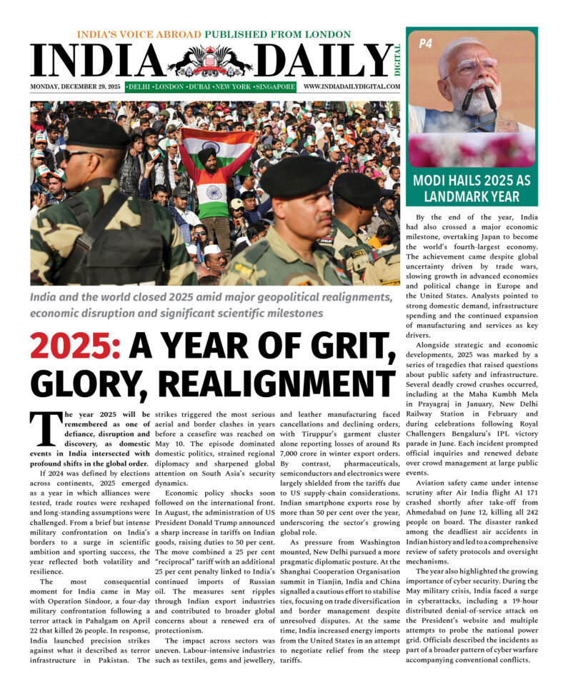 INDIA DD – DEC 29, 2025