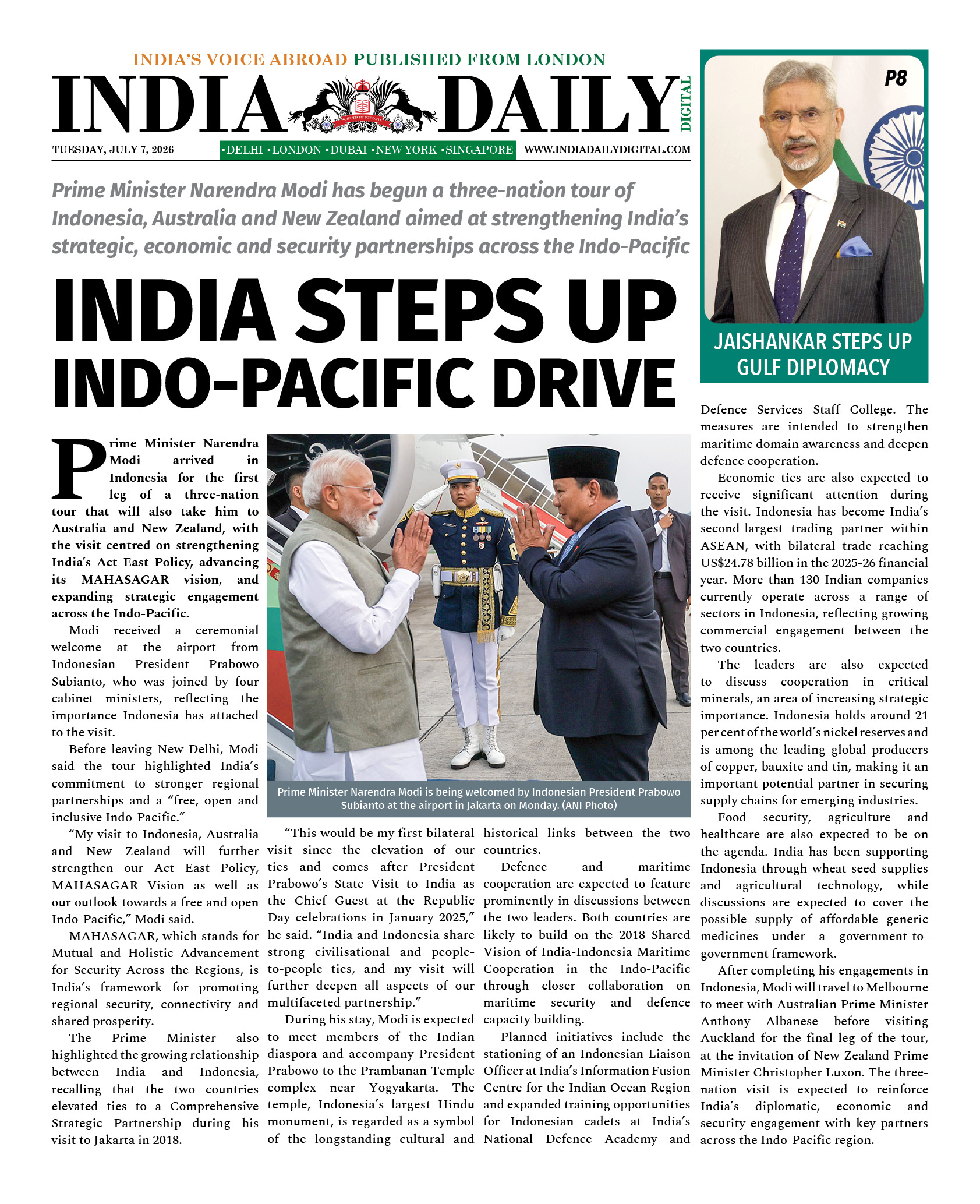INDIA DD – JULY 7, 2026